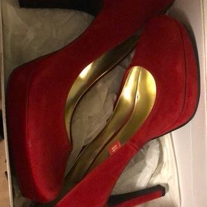 Red 4” pumps - Style & co